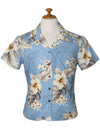Lanai Fitted Floral Cotton Blouse for Women
