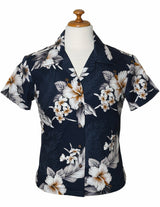 Lanai Fitted Floral Cotton Blouse for Women