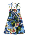 Lani Girls Tube Top Smock Hawaiian Dress