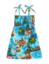 Lani Girls Tube Top Smock Hawaiian Dress