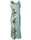 Lanikai Long Maxi Cocktail Hawaiian Dress