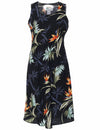 Lelehune Sleeveless Tropical Hawaiian Dress