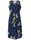 Lelehune Sleeveless Tropical Hawaiian Dress