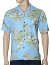 Short Sleeves Pali Orchid Men's Aloha Rayon Shirt