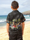 Long Boards Cotton Boys Hawaiian shirt