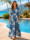 Monstera Kimono Japanese Style Dress