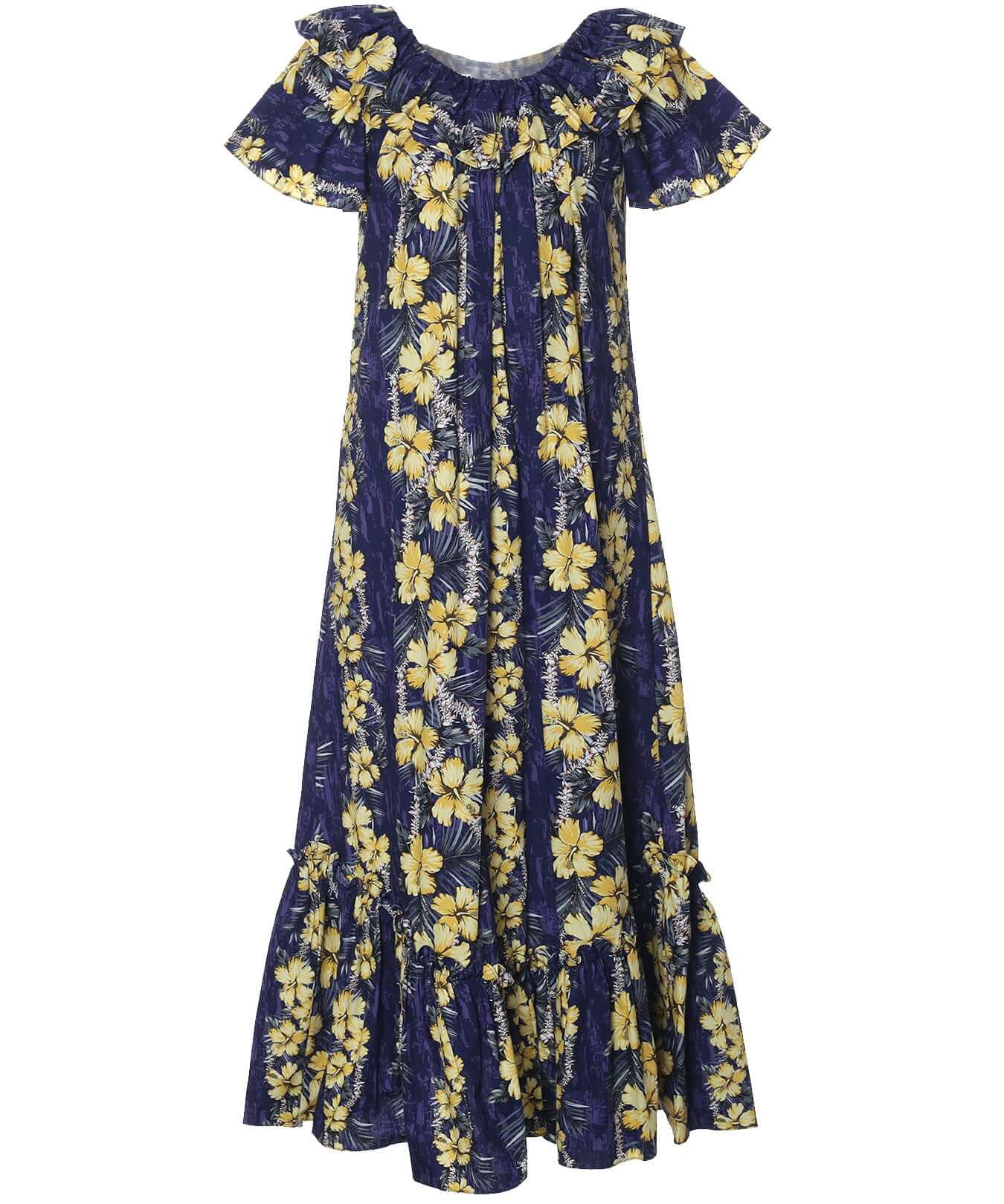 Long Muumuu Hawaiian Dress