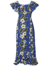 Long Muumuu Hawaiian Luau Dress