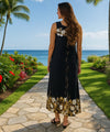 Mahealani Sleeveless Full Length Maxi Dress