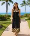 Mahealani Sleeveless Full Length Maxi Dress Black