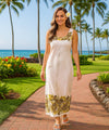 Mahealani Sleeveless Full Length Maxi Dress White