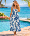 Makapu Tube Top Smock Long Hawaiian Dres