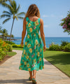 Ceres Tank Tie-Back Long Hawaiian Dress