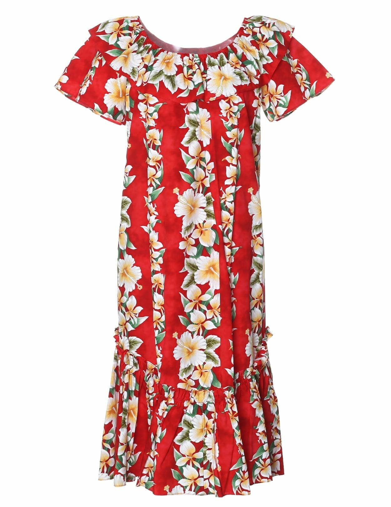 Luana Short Ruffled Muumuu Dress