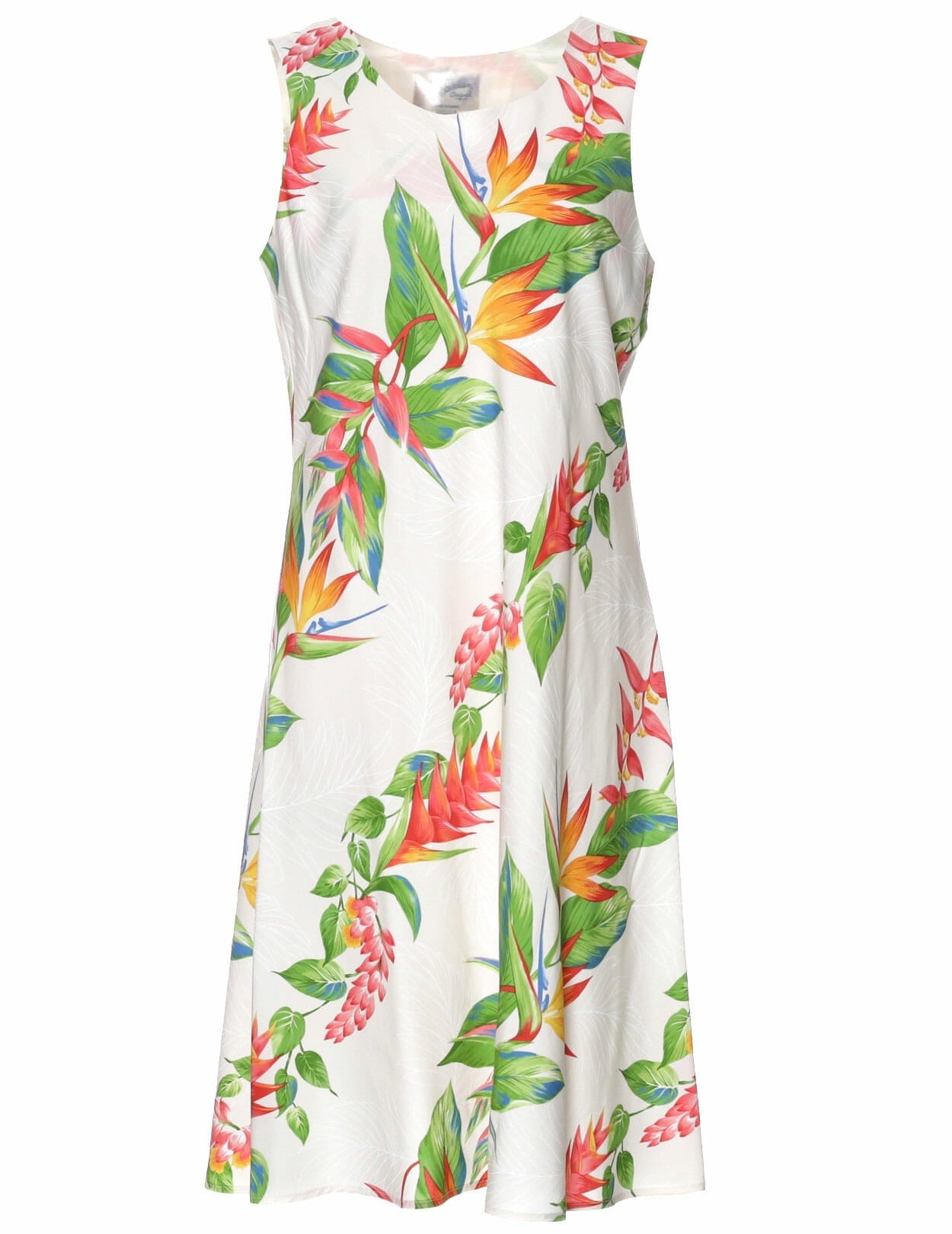 Makaio Short Scoop Neck Hawaiian Dress