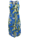 Makakilo Ginger Sleeveless Hawaiian Dress
