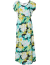 Makawao Full Length Dress w/Cap Sleeves