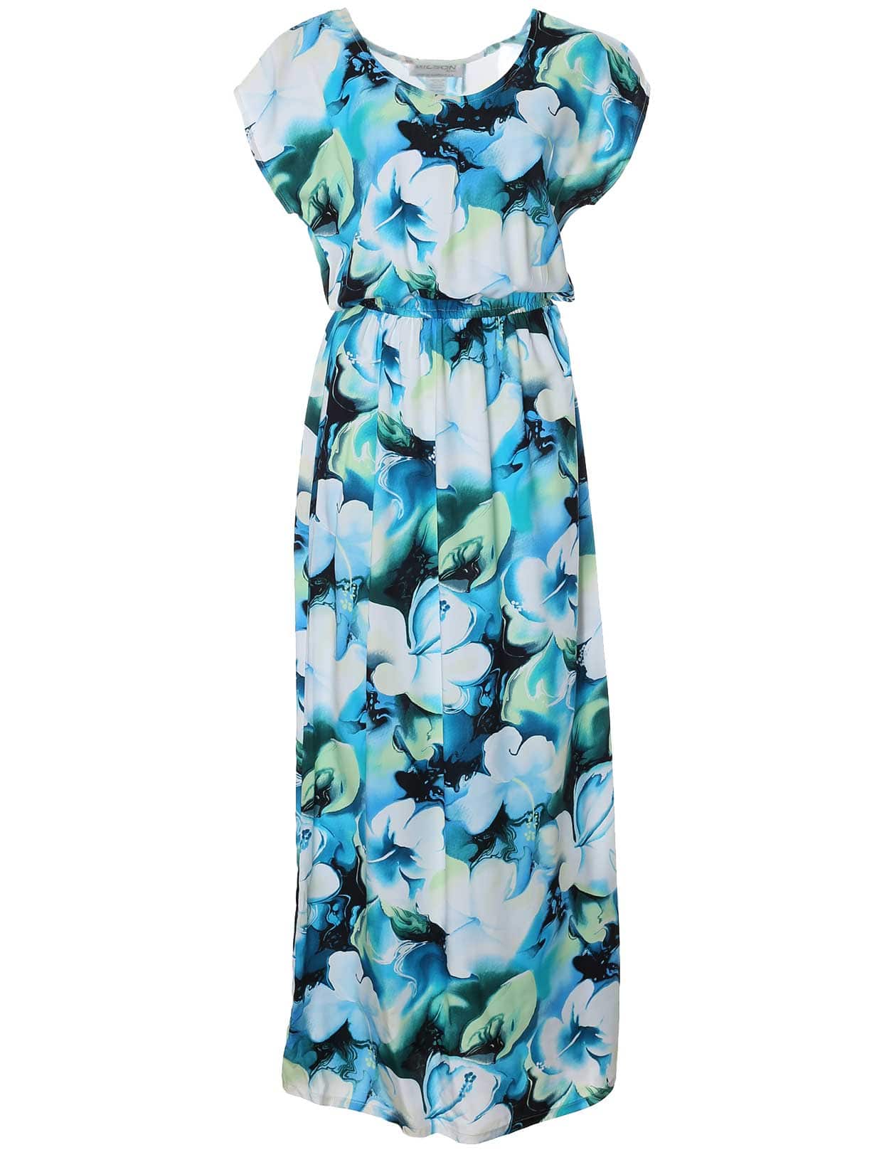 Makawao Full Length Dress w/Cap Sleeves