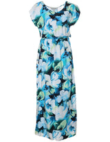 Makawao Full Length Dress w/Cap Sleeves