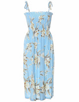 Malana Rayon Smock Tub Top Hawaiian Dress