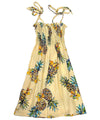 Maui Pineapples Girls Smock Top Dress