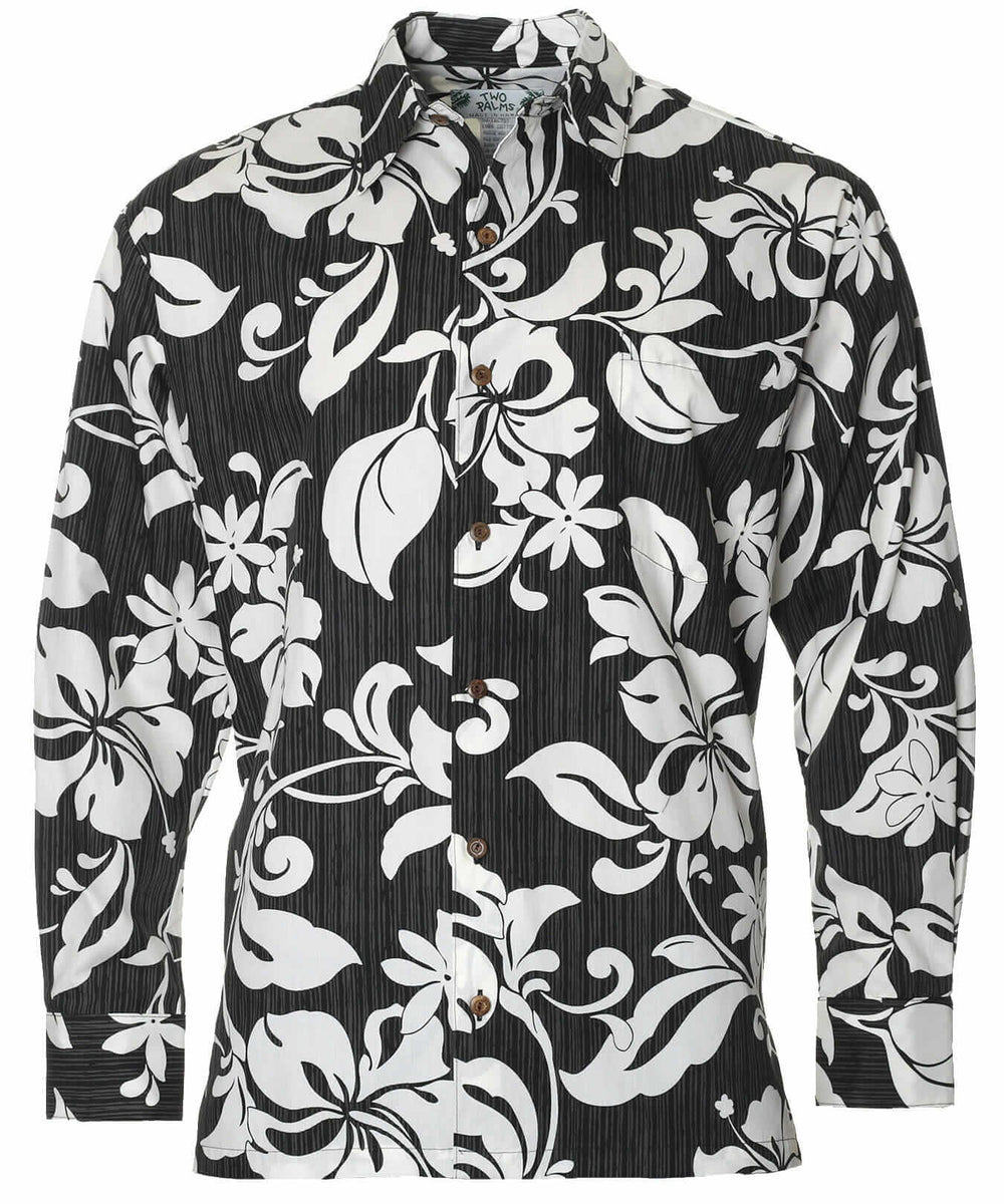 Men Long Sleeves Hawaiian Maui Aloha Shirt | Aloha Shirts Club