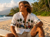 Men's Border Hawaiian Shirts Made in Hawaii