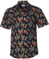 Men's Cotton Pineapples Button-Up Aloha Shirt