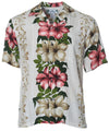 Men's Hibiscus Rayon Panel Island Shirt