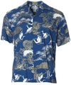Short Sleeve Men's Rayon Tropical Aloha Shirt