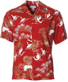 Short Sleeve Men's Rayon Tropical Aloha Shirt