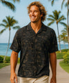 Holo Holo Resort Aloha Shirt Charcoal