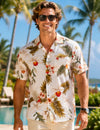 Rayon Wainapanapa Men's Hawaiian Shirt White Men Shirts