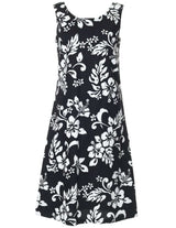 Mid Length Maui Hibiscus Hawaiian Dress