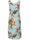 Molokai Orchids Knee Length Hawaiian Dress