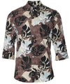 Monstera 3/4 Sleeves Men's Aloha Shirt Men's Long Sleeves Shirt