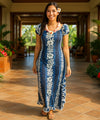 Long Ruffle Luna Muumuu Hawaiian Dress