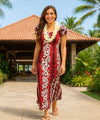 Long Ruffle Luna Muumuu Hawaiian Dress