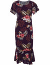 Nalanui Hawaiian Dress with Sleeves