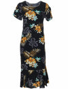 Nalanui Hawaiian Dress with Sleeves