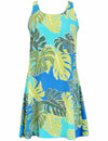 A-Line Back Cutout Hawaiian Dress