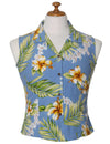 Ocean Blue Tank Top Women Hawaiian Blouse