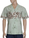 Ohua Aloha Men's Border Hawaiian Shirt