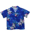 Short Sleeves Orchid Boy Rayon Aloha Shirt