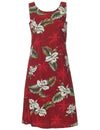 Orchids Knee Length Makani Hawaiian Dress