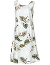 Orchids Knee Length Makani Hawaiian Dress