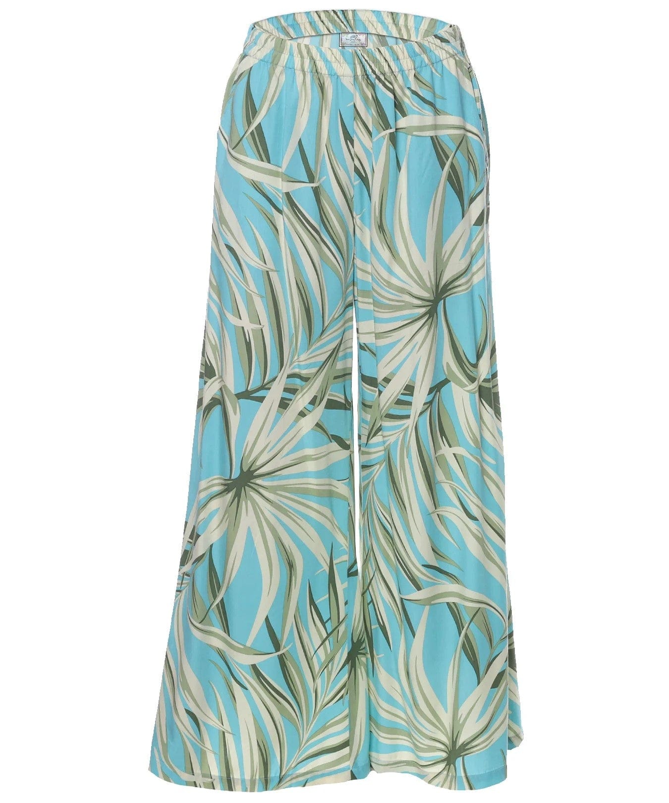 Palazzo Rayon Poplin Wide-Leg Women Pants