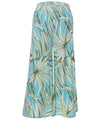 Palazzo Rayon Poplin Wide-Leg Women Pants Turquoise Women Pants