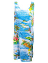 Pali Round Neckline Short Hawaiian Dress