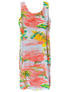 Pali Round Neckline Short Hawaiian Dress